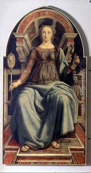 Prudence, c.1470 Oil Painting by Piero del Pollaiolo