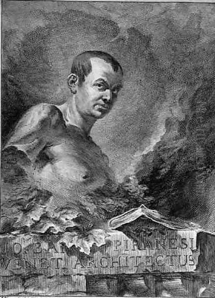 Portrait of Giovanni Battista Piranesi 1720-78 1750 Oil Painting by Francesco (Felice) Polanzani