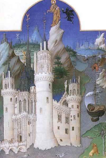 Les tres riches heures du Duc de Berry Oil Painting by Harry J. Pearson