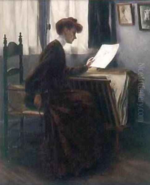 LAmatrice de Dessins, 1904 Oil Painting by Jacques Palyart