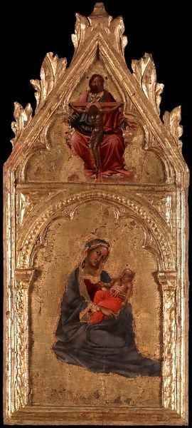 Virgin and Child Oil Painting by Angelo di Puccinelli