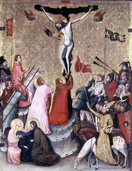 Crucifixion Oil Painting by Jacopino di Francesco Pseudo