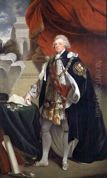 George IV 1762-1830 Oil Painting by Gerard van der Puyl