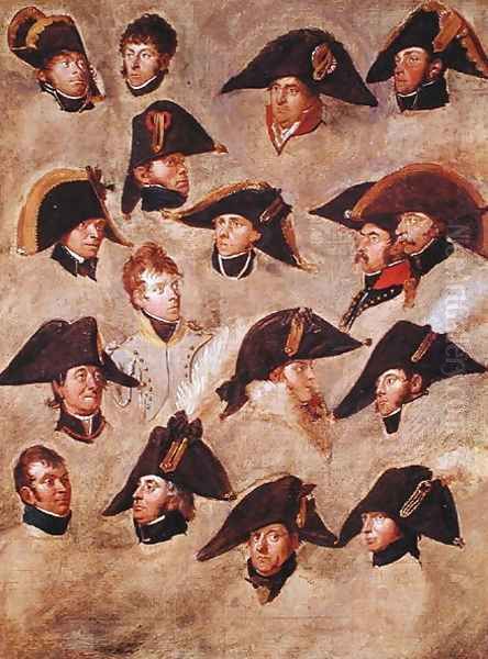 Generals of the Camp de Boulogne Oil Painting by Gerard van der Puyl