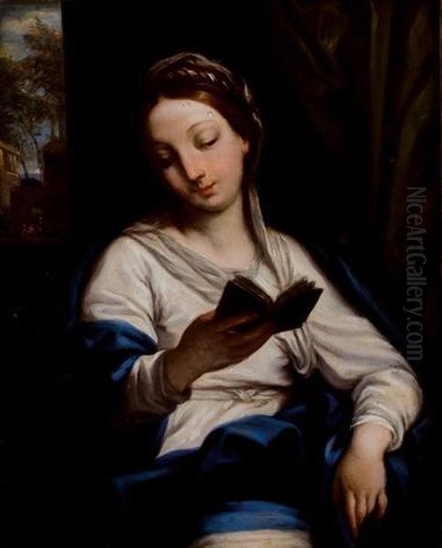 Madonna Oil Painting by Carlo Maratta or Maratti