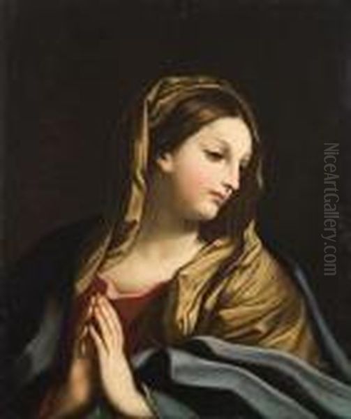 Madonna Oil Painting by Carlo Maratta or Maratti