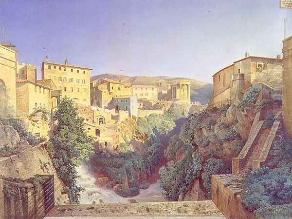 Tivoli, 1875 Oil Painting by Luigi (Ludwig Osipovich) Premazzi