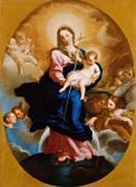 Immacolata Oil Painting by Carlo Maratta or Maratti