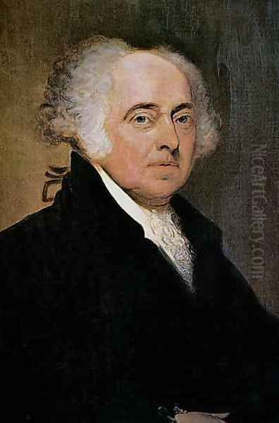 President John Adams 1735-1826 Oil Painting by Edgar Parker