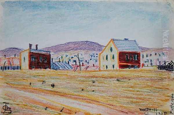 Patterson, New Jersey, 1924 Oil Painting by William H. Powell