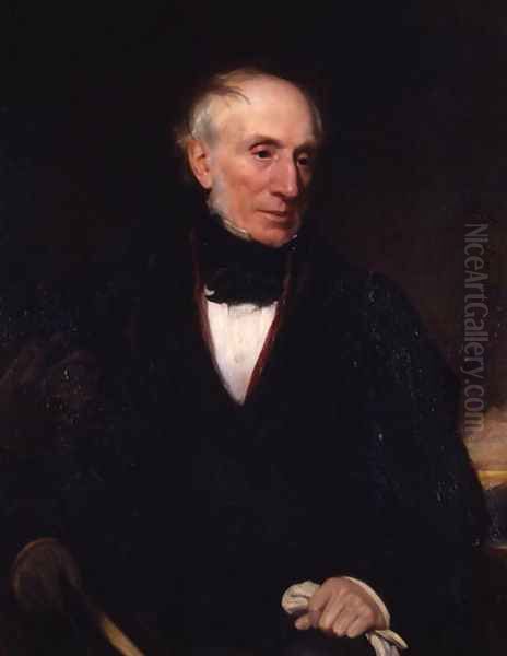 William Wordsworth, 1840 Oil Painting by Henry William Pickersgill