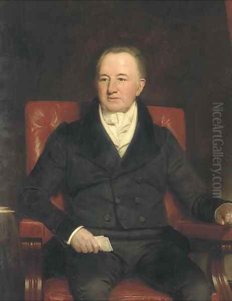 Portrait of Sir Charles Morgan Oil Painting by Henry William Pickersgill