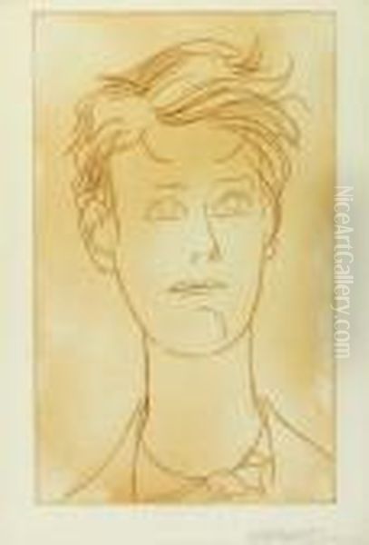 Arthur Rimbaud Oil Painting by Louis Marcoussis