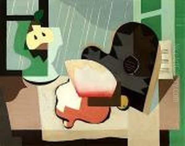 Pluie, Circa 1927 Oil Painting by Louis Marcoussis