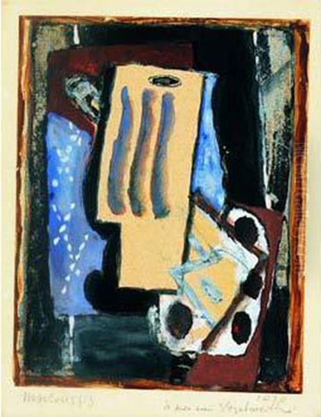 Sans Titre Oil Painting by Louis Marcoussis