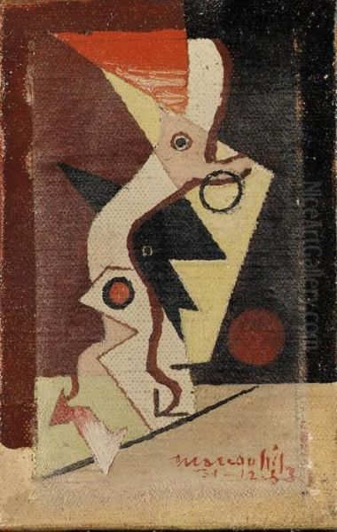 Composition Oil Painting by Louis Marcoussis