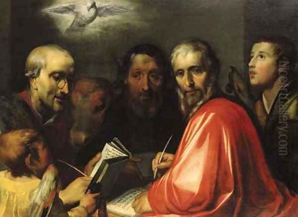 The Four Evangelists Oil Painting by Gerrit Pietersz