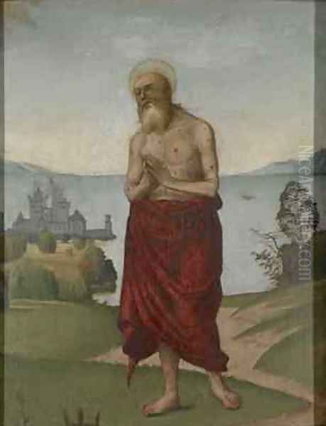 St. Onuphrus Oil Painting by Domenico Panetti