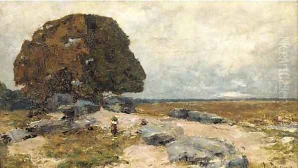 A grey day Oil Painting by Joseph Langsdale Pickering