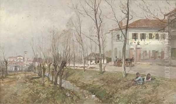 Metre, near Venice by William Henry Pike