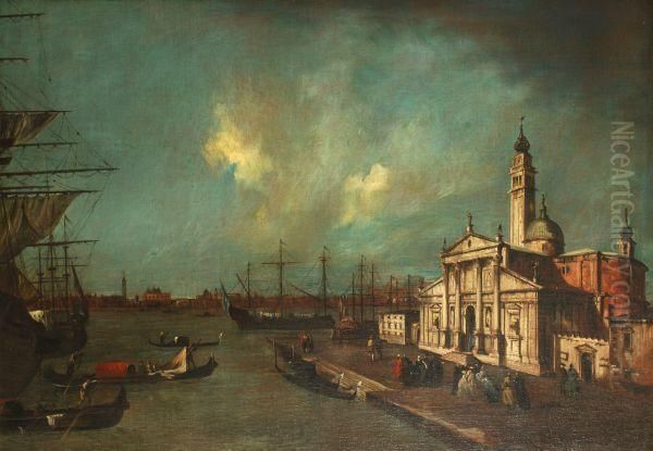 San Giorgio Maggiore, 
Venice Oil Painting by Michele Marieschi