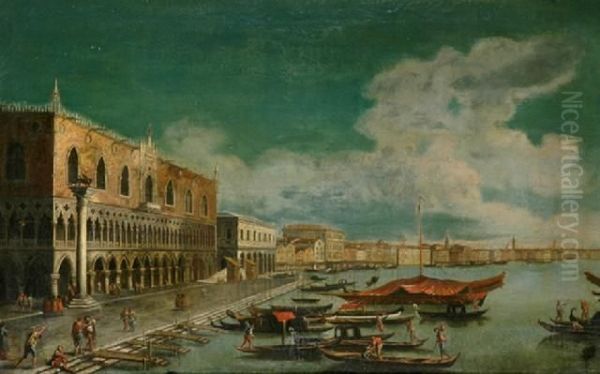 The Grand Canal Venice Oil Painting by Michele Marieschi