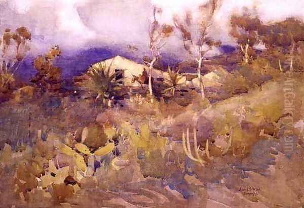 Tenerife Oil Painting by A.J. Patterson