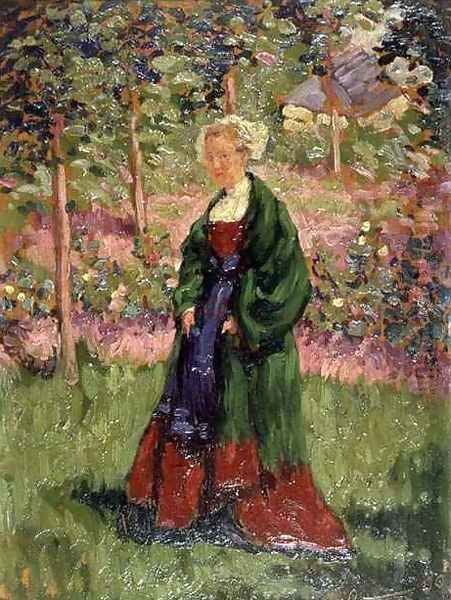 Breton Woman Oil Painting by A.J. Patterson