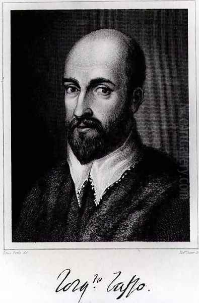 Torquato Tasso 1544-95 engraved by Robert Cooper Oil Painting by Louis Parez