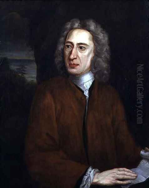 Portrait of Alexander Pope 1688-1744 Oil Painting by Arthur Pond