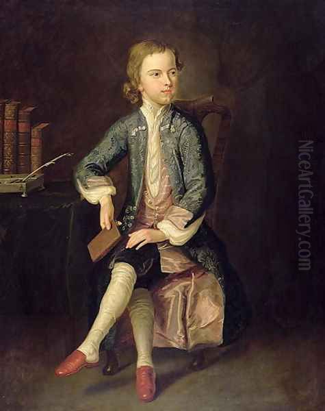 Portrait of Thomas Gray 1716-71 c.1731 Oil Painting by Arthur Pond