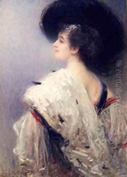 The Countess of Noidans Oil Painting by Jean Patricot