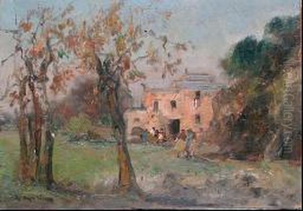 Casa Di Campagna Oil Painting by Francesco Marino Di