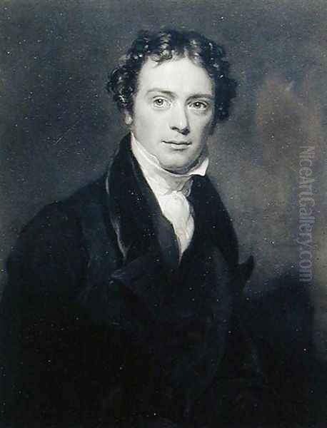 Portrait of Michael Faraday 1791-1867 engraved by Samuel Cousins 1801-87 1830 Oil Painting by Henry William Pickersgill