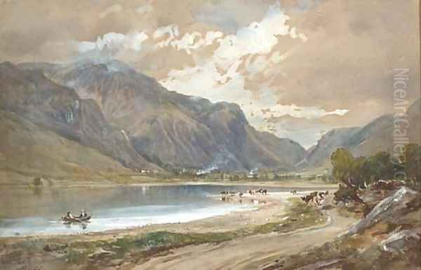 View of Cader Idris Oil Painting by Arthur Perigal