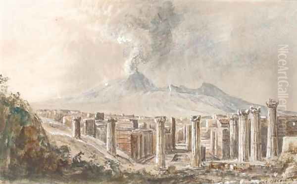 Pompeii Oil Painting by Arthur Perigal