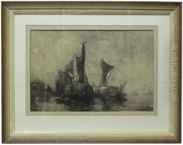 Maybarqes Oil Painting by Jacob Henricus Maris