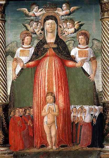 Madonna of Humility Oil Painting by Padovano Pittore