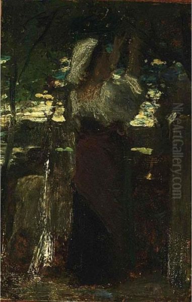 Italienne Oil Painting by Jacob Henricus Maris