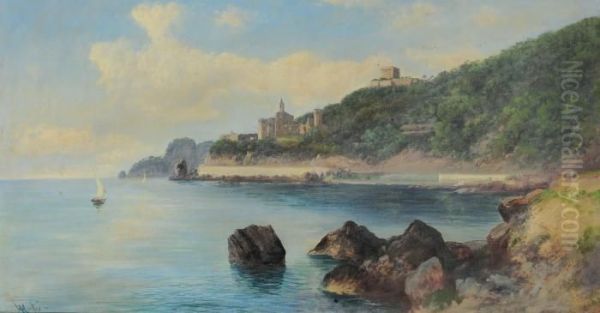 Vedute Della Riviera Oil Painting by Henry Marko