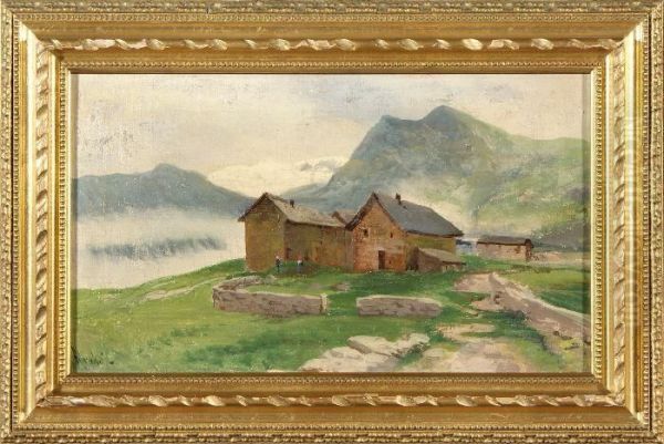 Paesaggio Montano Oil Painting by Henry Marko