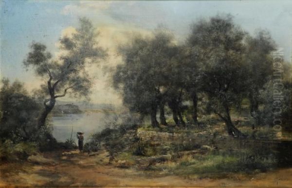 Paesaggio Campestre Oil Painting by Henry Marko