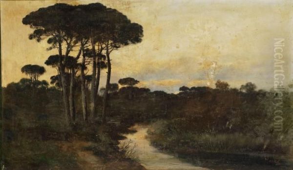 Paesaggio Campestre Oil Painting by Henry Marko