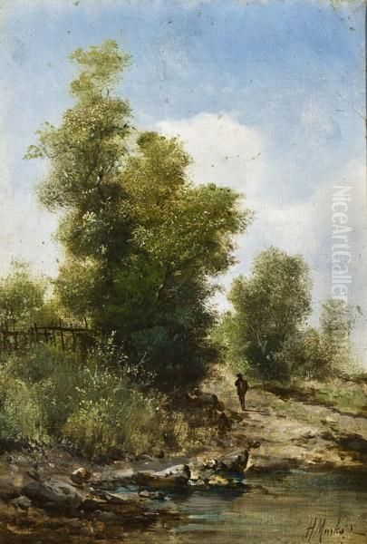 Paesaggio Oil Painting by Henry Marko