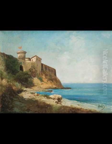 Castello Sul Mare Oil Painting by Henry Marko