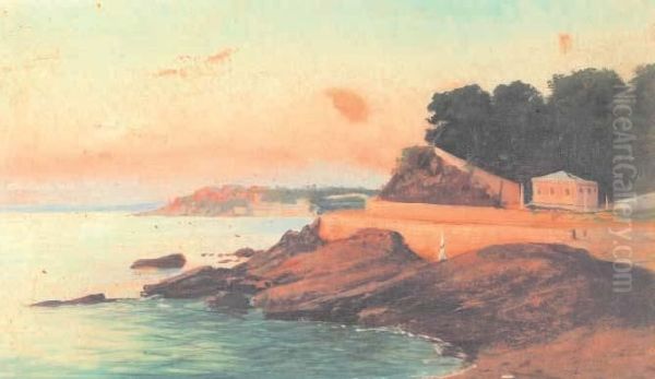 Scoglio Di Quarto Oil Painting by Henry Marko