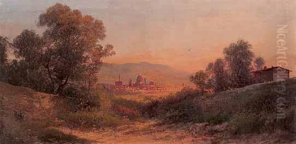 Veduta Di Firenze Oil Painting by Henry Marko