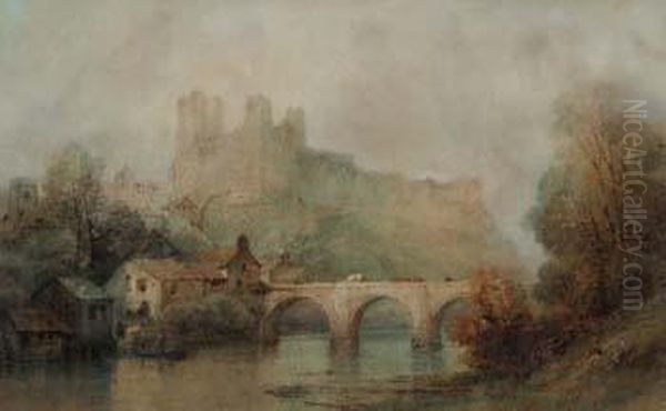 Richmond Castle Oil Painting by Paul Marny