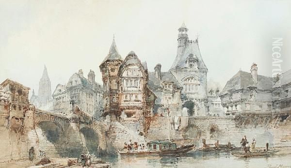 Continental Scenes Incorporating Rivers by Paul Marny