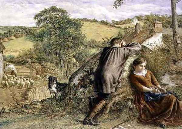 The Shepherds Suit Rejected, 1867 Oil Painting by William Vandyke Patten